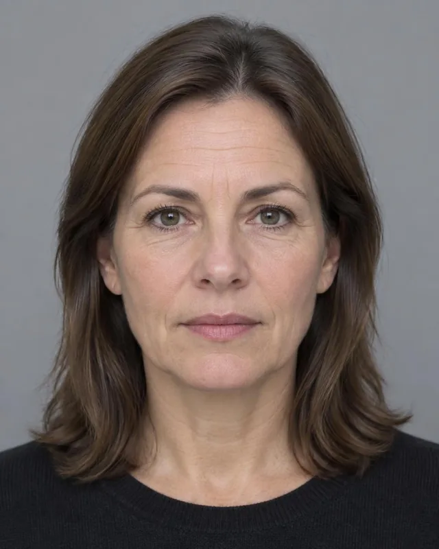 Sample photo of a fictional adult, original